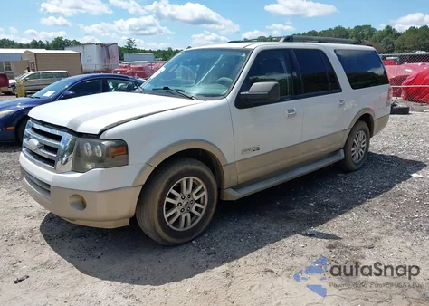 2007 Ford Expedition El Eddie Bauer из США, поврежденный, VIN 1FMFK17577LA17037